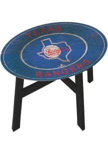 Texas Rangers Vintage Logo Heritage Blue End Table