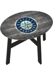 Seattle Mariners Logo Heritage Navy Blue End Table