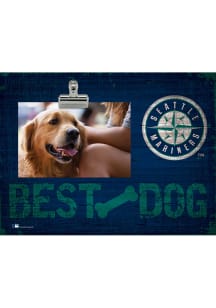 Seattle Mariners Best Dog Clip Picture Frame - Navy Blue
