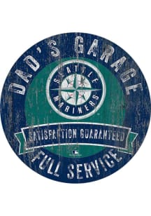 Seattle Mariners Dads Garage Sign - Navy Blue