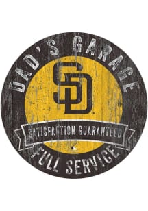 San Diego Padres Dads Garage Sign - Brown