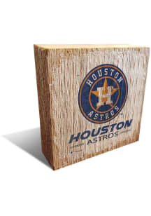 Houston Astros Logo Block Sign - Navy Blue