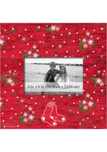 Boston Red Sox Floral Picture Frame - Red