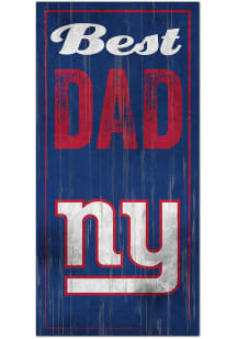 New York Giants Best Dad Sign - Blue