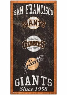 San Francisco Giants Heritage 6x12 Sign - Orange