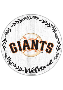 San Francisco Giants Welcome Circle Sign - Orange