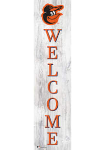 Baltimore Orioles 48 Inch Welcome Leaner Sign - Orange