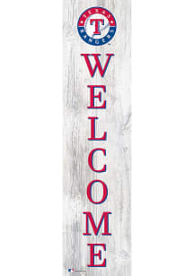 Texas Rangers 48 Inch Welcome Leaner Sign - Navy Blue