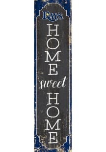 Tampa Bay Rays 24 Inch Home Sweet Home Leaner Sign - Navy Blue