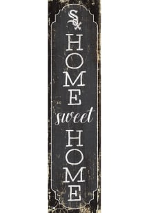 Chicago White Sox 24 Inch Home Sweet Home Leaner Sign - Black