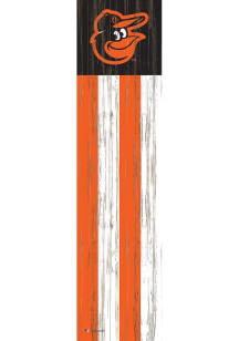 Baltimore Orioles 48 Inch Flag Leaner Sign - Orange