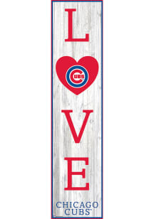Chicago Cubs 24 Inch Love Leaner Sign - Blue