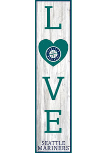 Seattle Mariners 24 Inch Love Leaner Sign - Navy Blue