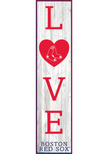 Boston Red Sox 24 Inch Love Leaner Sign - Red