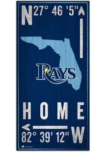 Tampa Bay Rays Coordinate Sign - Navy Blue