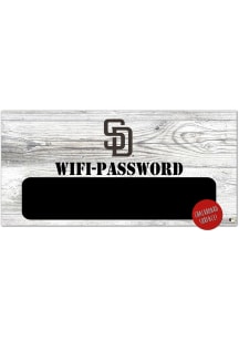 San Diego Padres Wifi Password 6x12 Sign - Brown