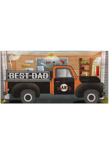 San Francisco Giants Best Dad Truck Sign - Orange