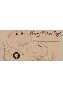 Oakland Athletics Fathers Day Coloring Sign - Green