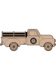 Seattle Mariners Truck Coloring Sign - Navy Blue