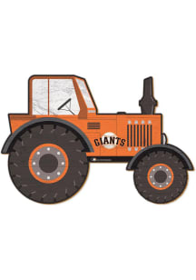 San Francisco Giants Tractor Cutout Sign - Orange