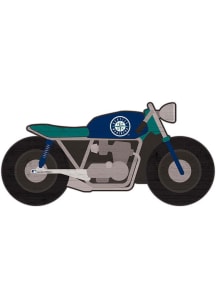 Seattle Mariners Motorcycle Cutout Sign - Navy Blue