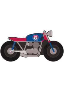 Texas Rangers Motorcycle Cutout Sign - Navy Blue