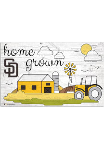 San Diego Padres Home Grown Sign - Brown