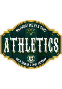 Oakland Athletics 12 Inch Homegating Tavern Sign - Green