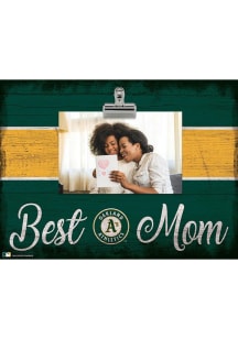 Oakland Athletics Best Mom Clip Picture Frame - Green