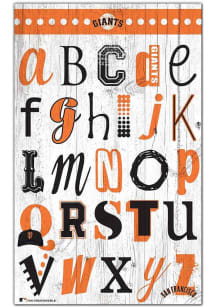 San Francisco Giants Alphabet Sign - Orange