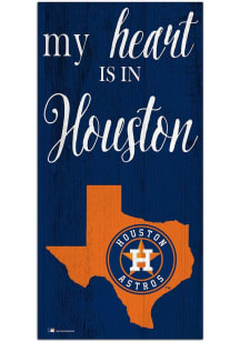 Houston Astros My Heart State Sign - Orange