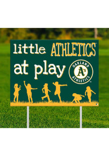 Oakland Athletics Little Fans at Play Yard Sign - Green