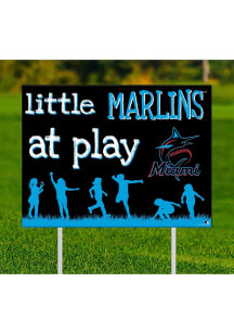 Miami Marlins Little Fans at Play Yard Sign - Blue