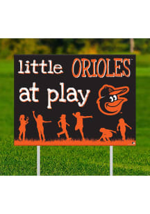 Baltimore Orioles Little Fans at Play Yard Sign - Orange