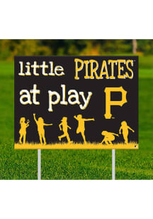 Pittsburgh Pirates Little Fans at Play Yard Sign - Black