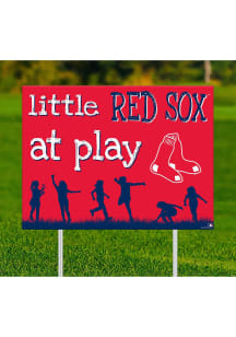 Boston Red Sox Little Fans at Play Yard Sign - Red