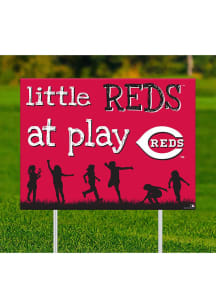 Cincinnati Reds Little Fans at Play Yard Sign - Red