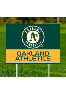 Oakland Athletics Team Yard Sign - Green