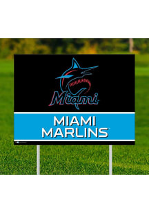 Miami Marlins Team Yard Sign - Blue
