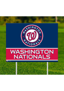 Washington Nationals Team Yard Sign - Red