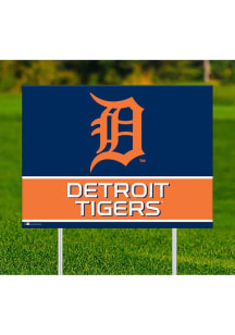 Detroit Tigers Team Yard Sign - Navy Blue