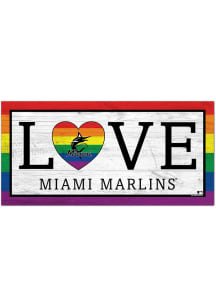 Miami Marlins LGBTQ Love Sign - Blue