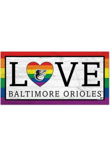 Baltimore Orioles LGBTQ Love Sign - Orange