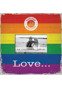 Oakland Athletics Love Pride Picture Frame - Green