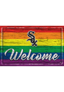 Chicago White Sox Welcome Pride Sign - Black