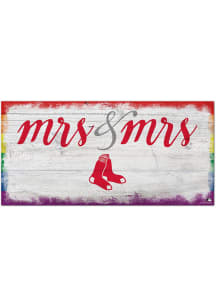 Boston Red Sox Mrs and Mrs Sign - Red