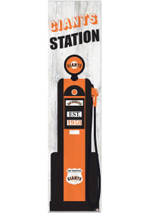 San Francisco Giants Retro Pump Leaner Sign - Orange