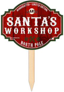 San Francisco Giants Santa Workshop Sign - Orange