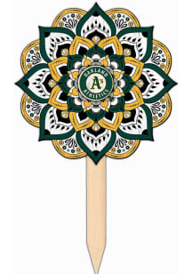 Oakland Athletics Mandala Yard Sign - Green