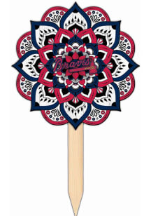 Atlanta Braves Mandala Yard Sign - Blue
